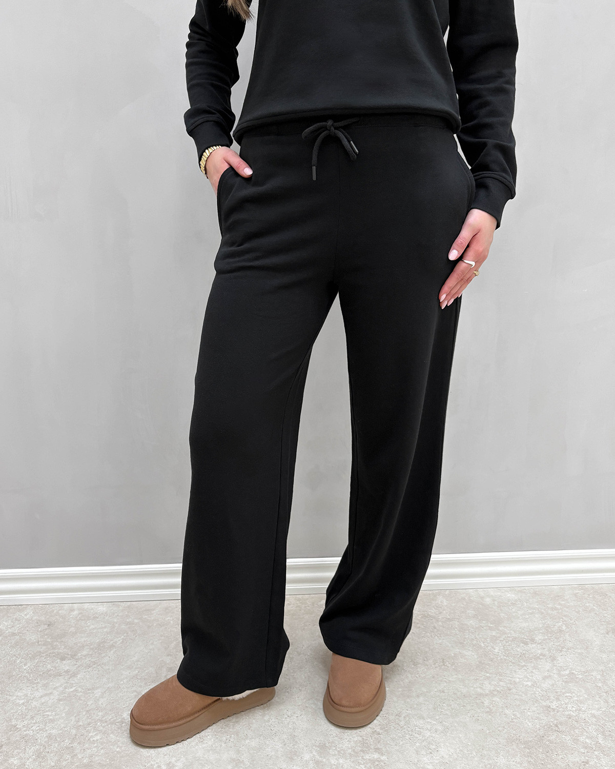 JDY Jdyamalfi Black Life Sweat Pants - XS - Sort