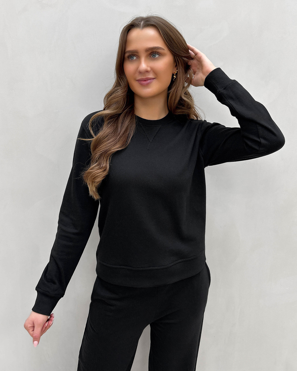 JDY Jdyamalfi Black Life L/S Sweat - L - Sort