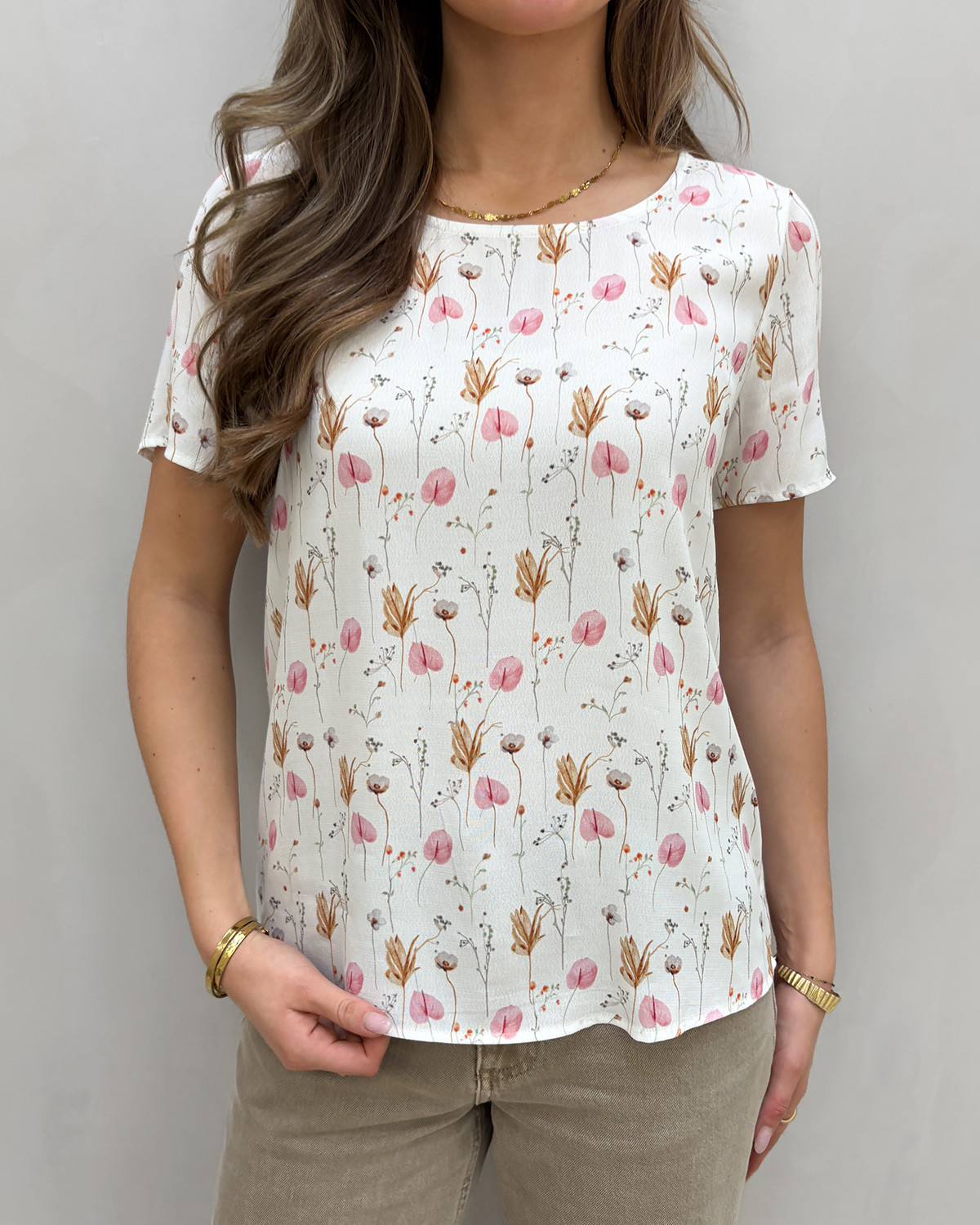JDY Jdyaia Cloud Dancer Laceleaf S/S ToP - L - Hvid