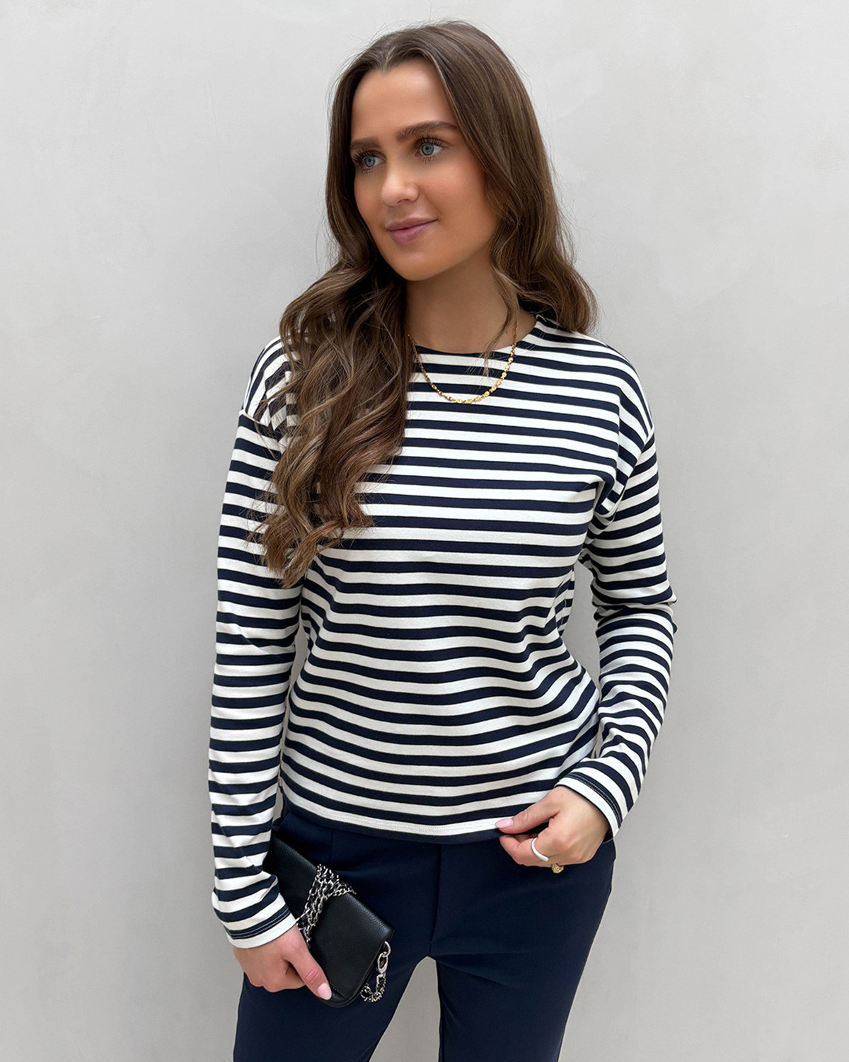 JDY Jdyisa Cloud Dancer Sky Captain Small L/S Top - M - Hvid