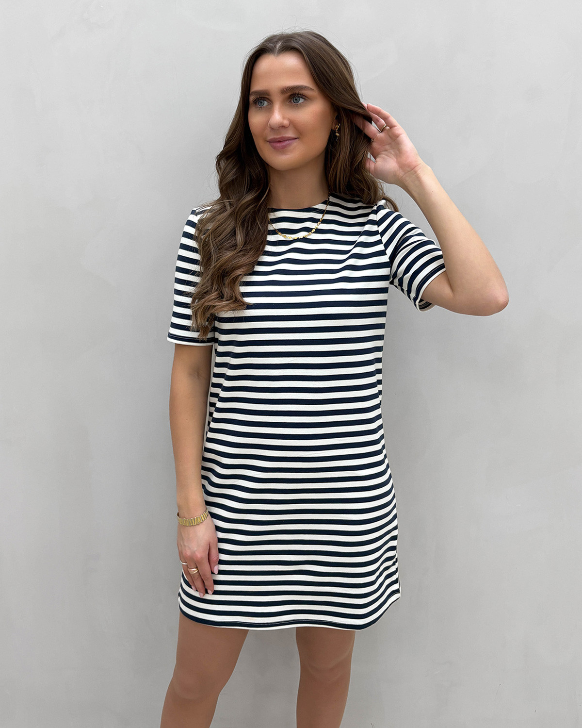 JDY Jdyisa Cloud Dancer Sky Captain Small S/S Dress - XL - Hvid